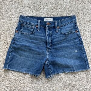 Madewell Dark Blue Denim Jean Shorts